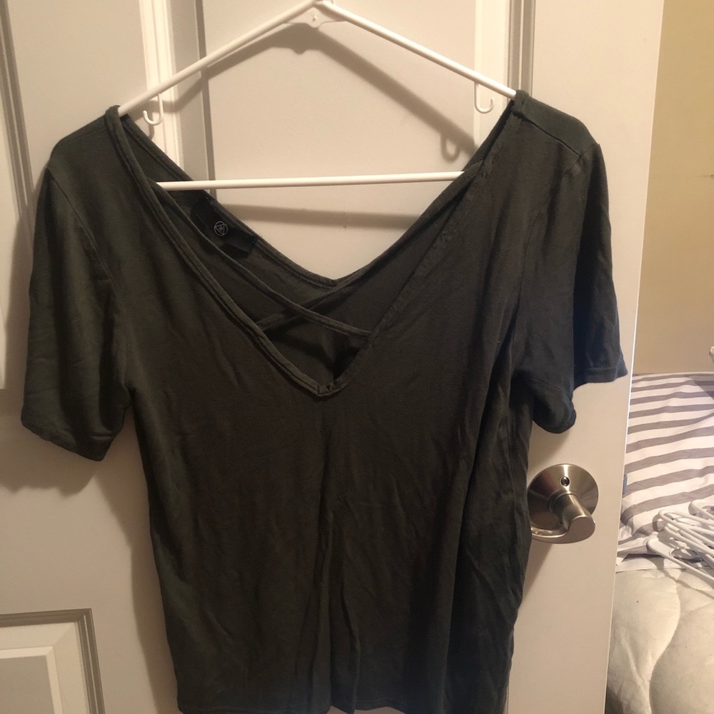 Missguided Criss Cross Top